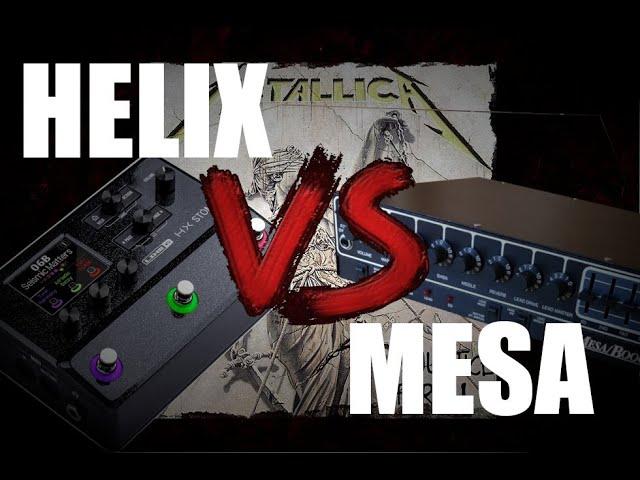 Helix VS Boogie getting the Metallica Justice Tone