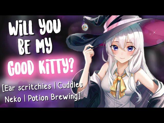 Turned into a Witch's Personal Neko! [Headpats | Praise | Kitten | Cuddles | Potion ASMR Roleplay]