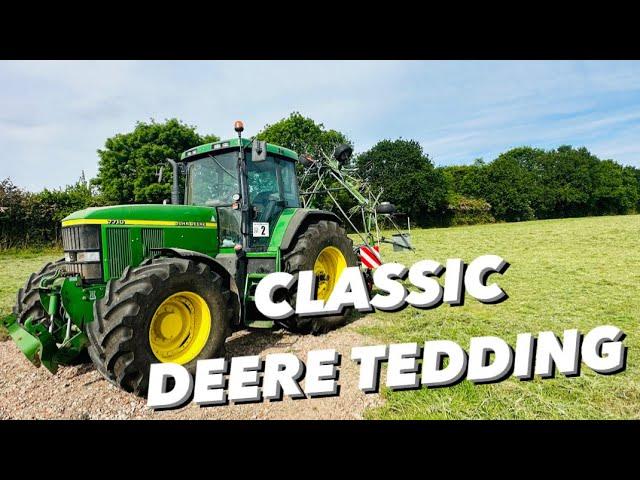 CLASSIC JOHN DEERE TEDDING + IOM TRIP  #OLLYBLOGS #AnswerAsAPercent 1163