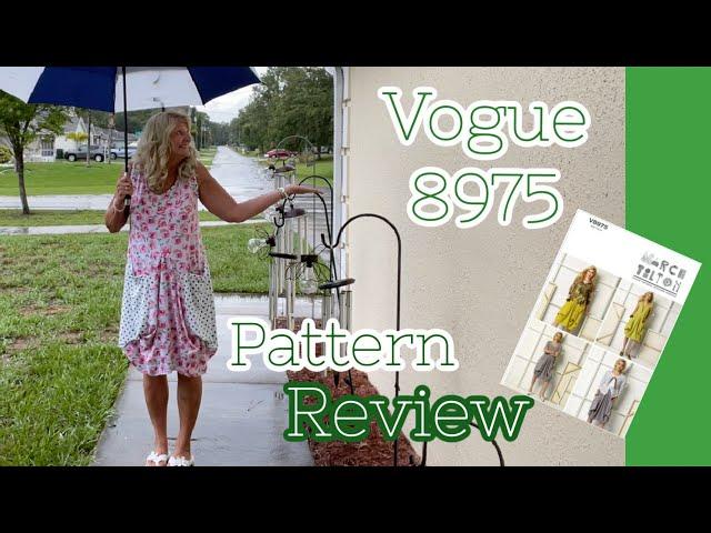 Pattern Review: Vogue 8975 Marcy Tilton Design