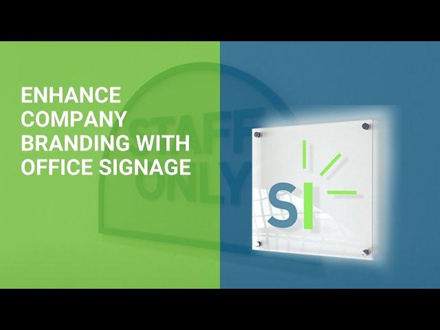 Enhance Company Branding with Office Signage - Signs Insight Tampa Bay Area, FL