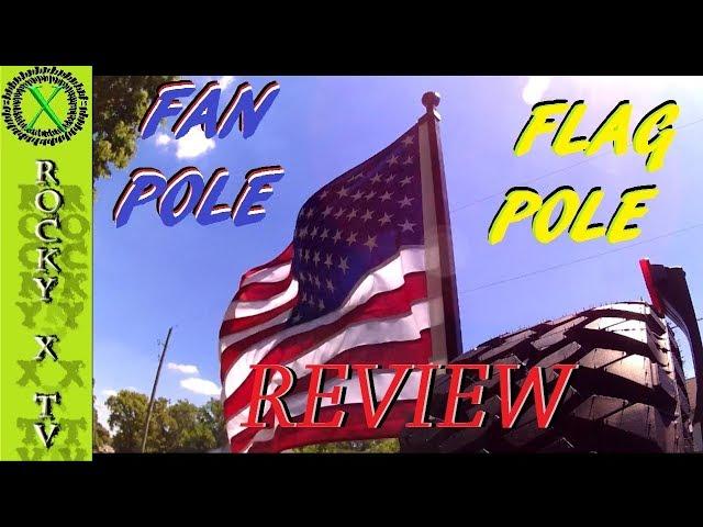 Fan Pole Hitch Receiver Flag Pole Review & Test Drive