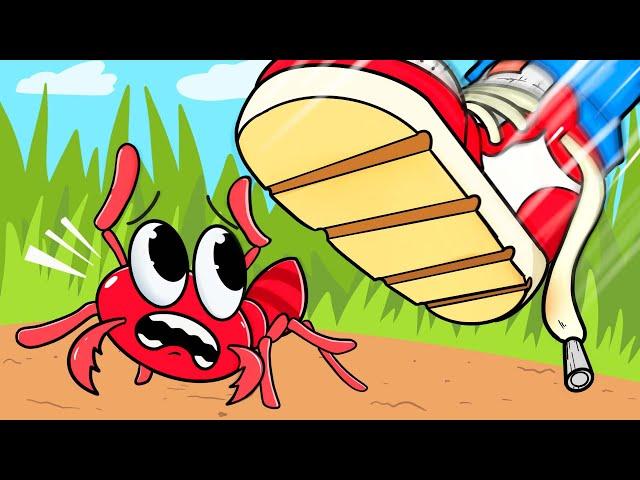 PLAYER vs. ANTS: UNDERGROUND KINGDOM?! (Cartoon Animation)