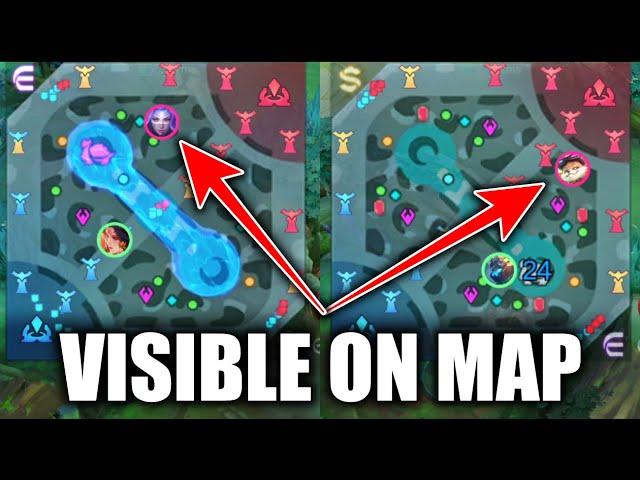 LUO YI AND CHIP IS NOW VISIBLE ON MAP WHEN USING TELEPORT