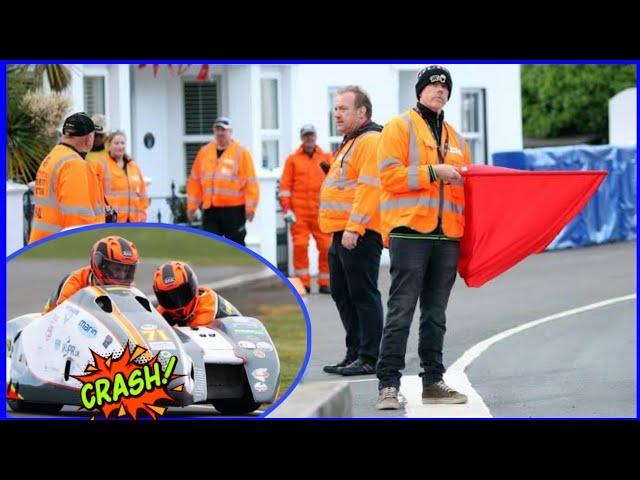 Isle of Man TT 2024: SHOCKING SIDECAR CRASH  Chris Schofield & Tom Dawkins Airlifted 