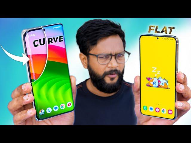Curve Display vs Flat Display Comparison - Good & Bad !