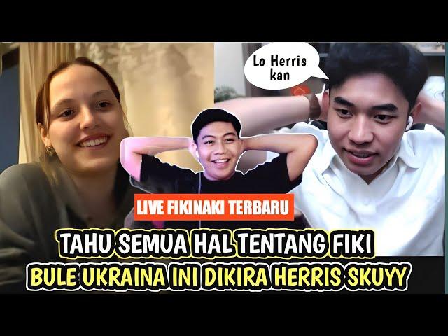 Bule Cantik Ukraina ini dikira Fiki Naki HERRIS SKUY - live Ome TV Fiki Naki