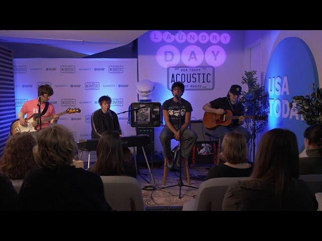 Laundry Day play songs like 'Friends,' Other Side Of the World; and more at USA TODAY Acoustic debut