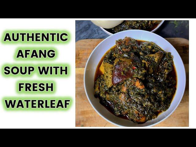 THE BEST AFANG SOUP RECIPE || *MUST WATCH FOR FOLKS IN DIASPORA ||