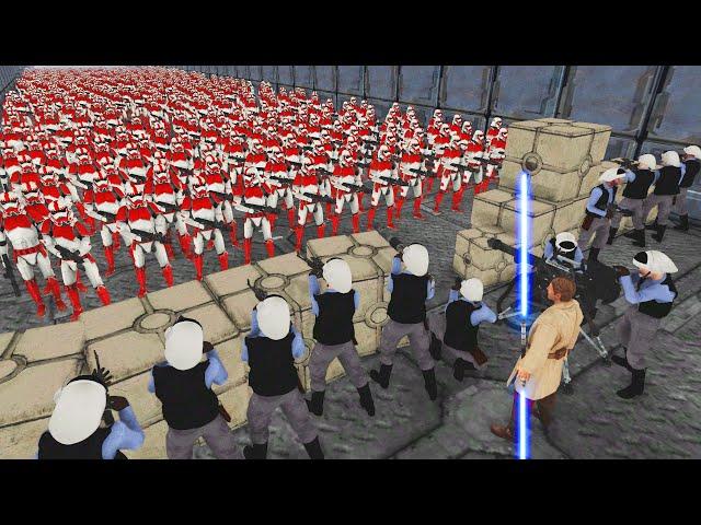 Can Clone Army Execute ORDER 66 on SHIP BOARDING Defense?! - Men of War: Star Wars Mod