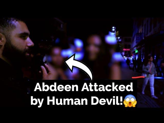 Human Devil Tries to Attack Abdeen in Düsseldorf – Terrifying Confrontation in Germany!