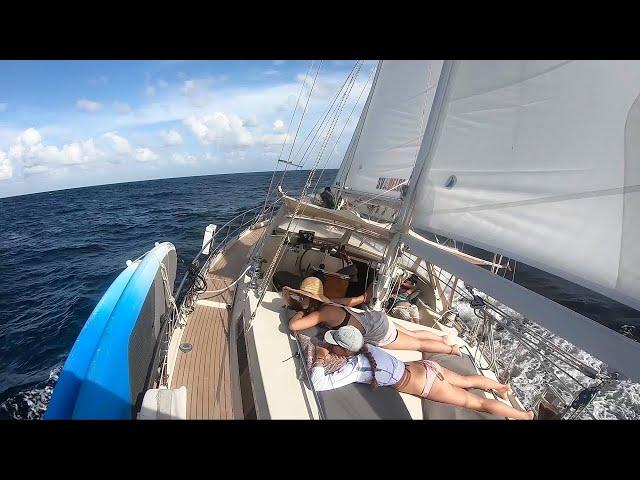SLOW TV - ASMR - Sailing to Tobago - Sailing Vessel Delos