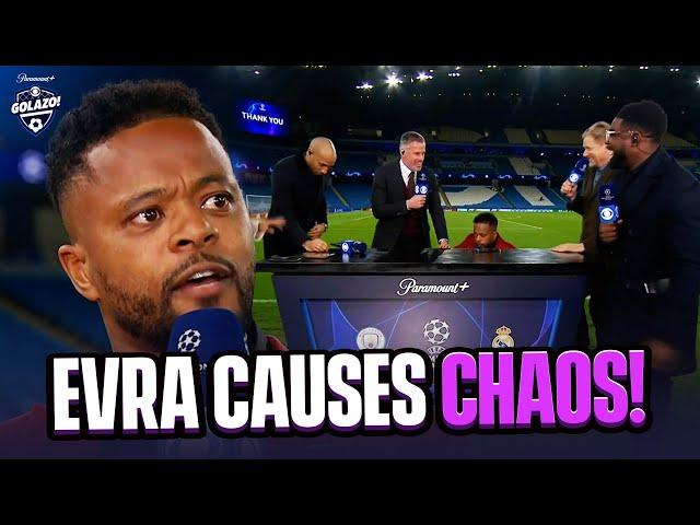 Patrice Evra GATECRASHES our UCL broadcast and causes CHAOS!  | CBS Sports Golazo