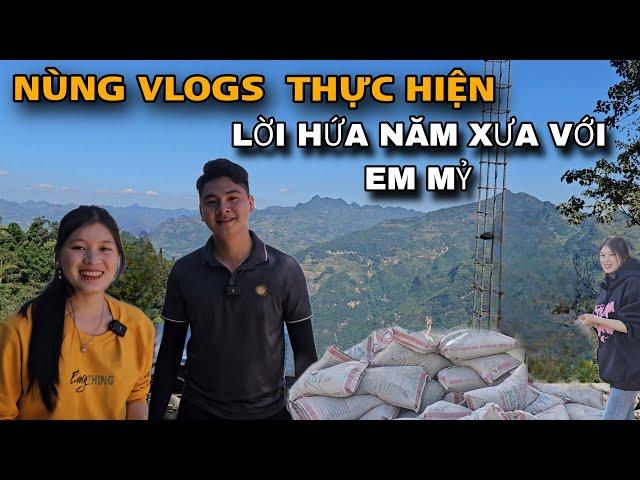 Nùng Vlog Đến Thăm Nhà Mới Của Em Mỷ, Anh Huy Thực Hiện Lời Hứa Năm Xưa Với Em Mỷ...?