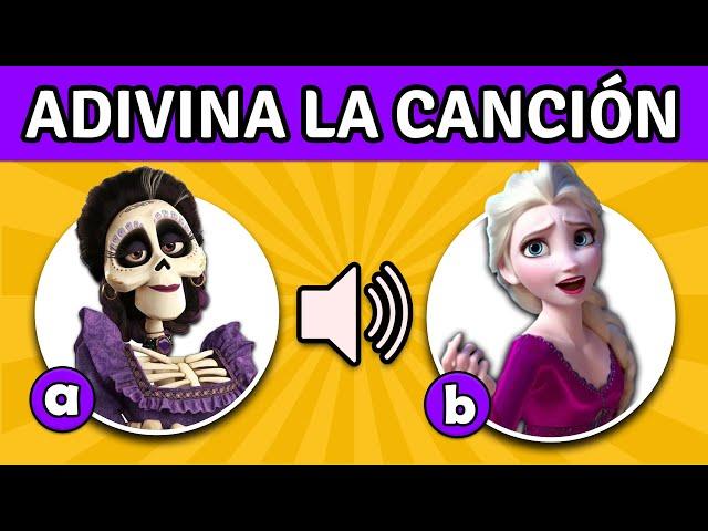 Adivina los PERSONAJES DE DISNEY por sus CANCIONES! | Voz de Disney Challenge