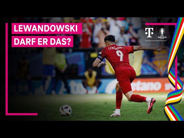 Elfmeterdiskussion: Lewandowski verzögert | UEFA EURO 2024 | MAGENTA TV