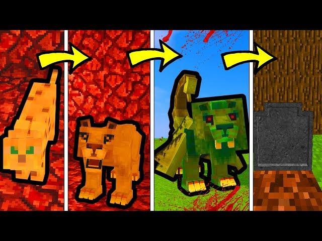 КАК МЕНЯЛСЯ ЛЕВ МОНСТР И ЕГО ЖИЗНЕННЫЙ ЦИКЛ В МАЙНКРАФТ ~ ЭВОЛЮЦИЯ TROLLING MINECRAFT МУЛЬТИК #6