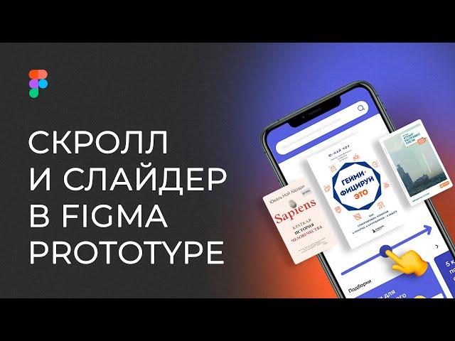 ПРОКРУТКА ВНИЗ И СЛАЙДЕР В ФИГМА PROTOTYPE | DESIGN TUTORIAL