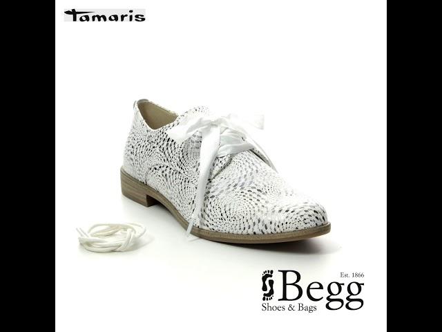 Tamaris Caraway 23210-22-121 White multi Brogues