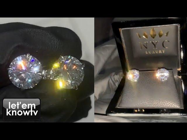 Roddy Ricch Just Got Himself These Amazing Diamond Earrings From Nyc Luxury | Pure Jewelry