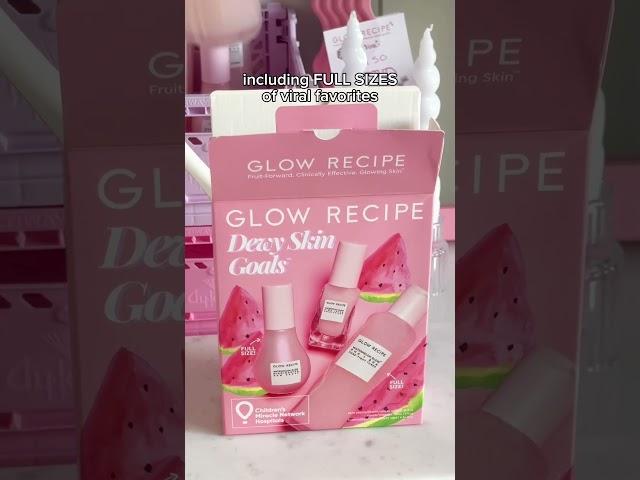 Unboxing the NEW Glow Recipe x Children’s Miracle Network Hospitals Dewy Skin Goals Kit!