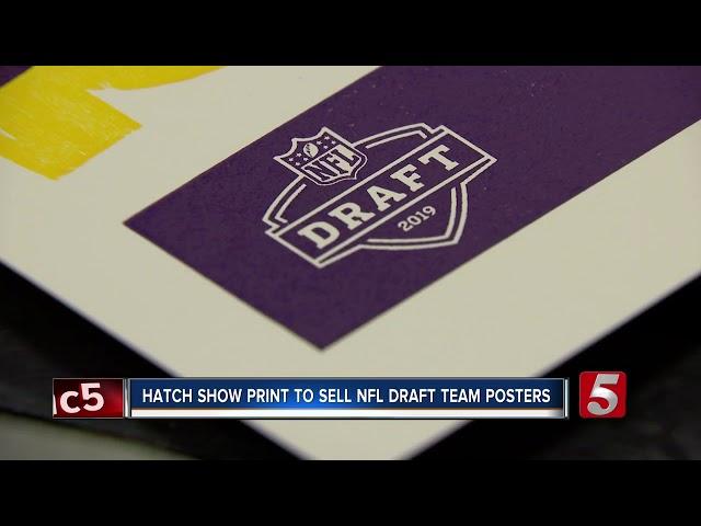 Hatch Show Print to sell NFL Draft team posters