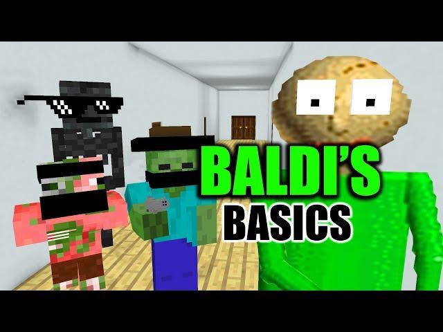 MONSTER SCHOOL : BALDI'S BASIC CHALLENGE - Minecraft Animation