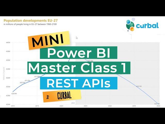 Power BI Mini Master Class 1: Using a REST API as a data source