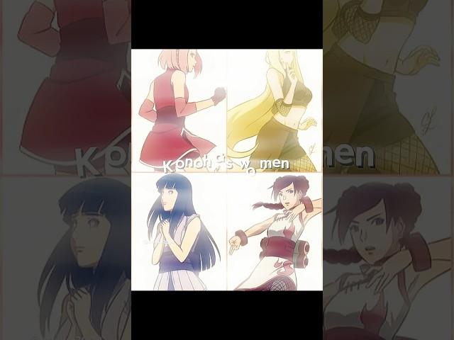 Konoha's kunoichis  #naruto #narutoedit #konoha #kunoichis #sakura #ino #hinata #tenten