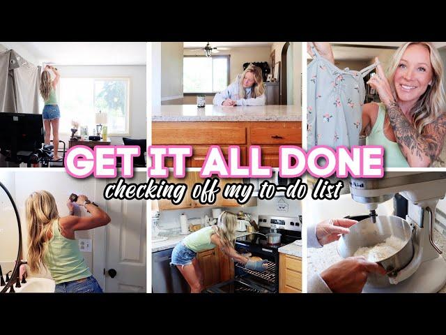 GET IT ALL DONE // checking off my to-do list at the new house