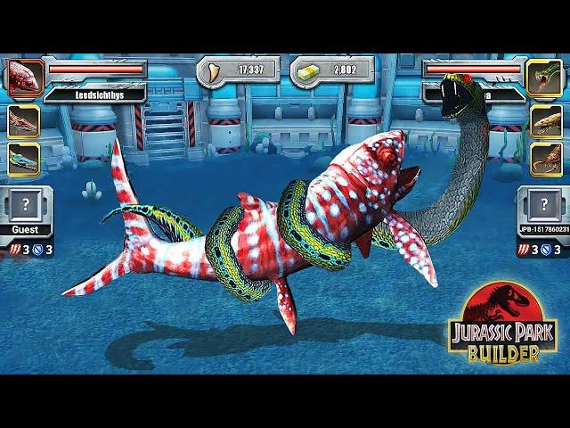 The Giant Snake Titanoboa vs Leedsichthys - Aquatic Tournament | Jurassic Park Builder