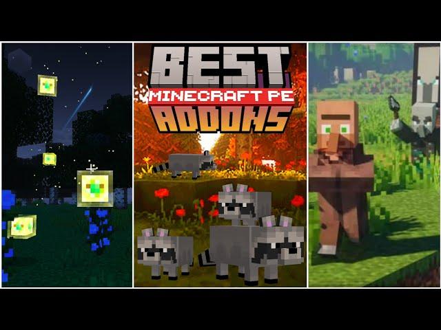 TOP 5 ADDONS for BEDROCK | MINECRAFT PE +1.21 #addons