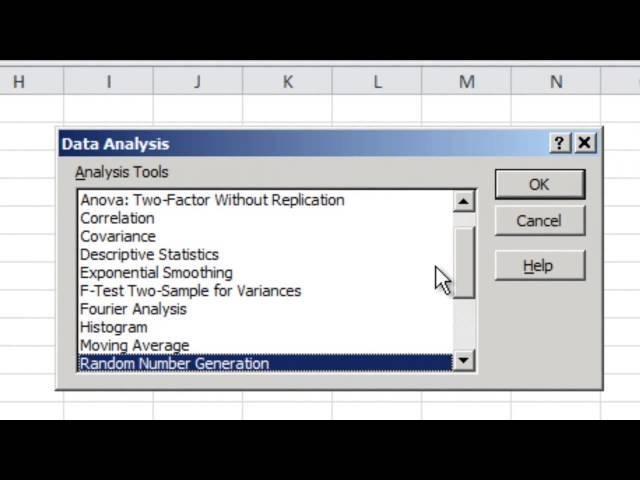 Excel and univariate inferential statistics