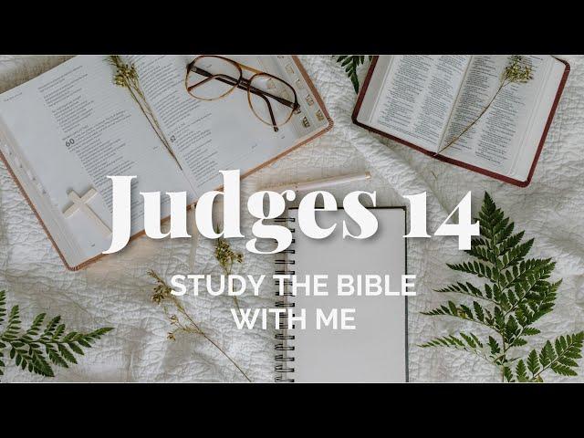 Bible Study on Judges 14 | Study the Whole Bible with Me