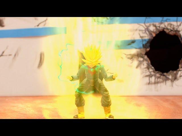 (TRAILER) DRAGON BALL Stop Motion Action - Broly vs Vegeta Trunks and Goku (Part 3)