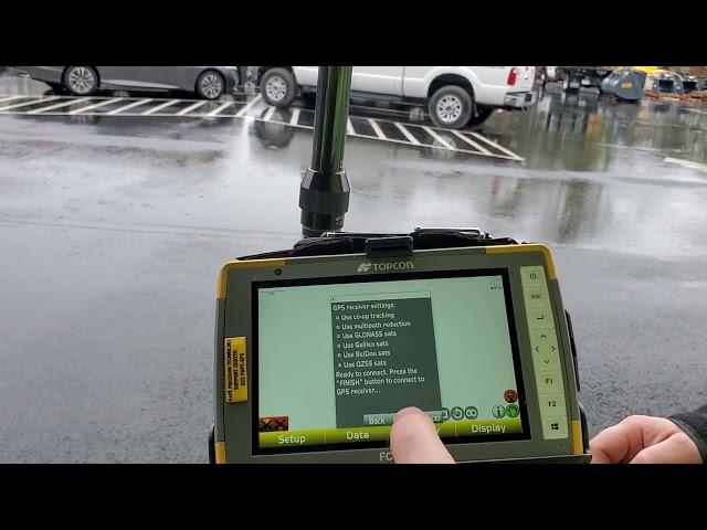 How to launch Topcon HiperVR base station.