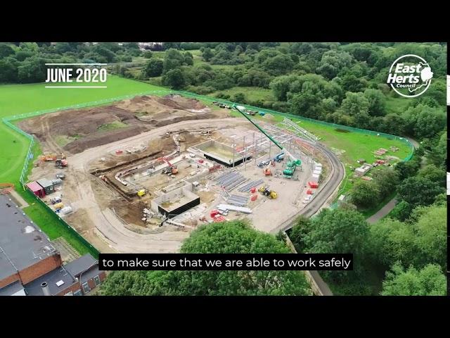 Grange Paddocks new Leisure Centre Construction - July 2020 Site Visit