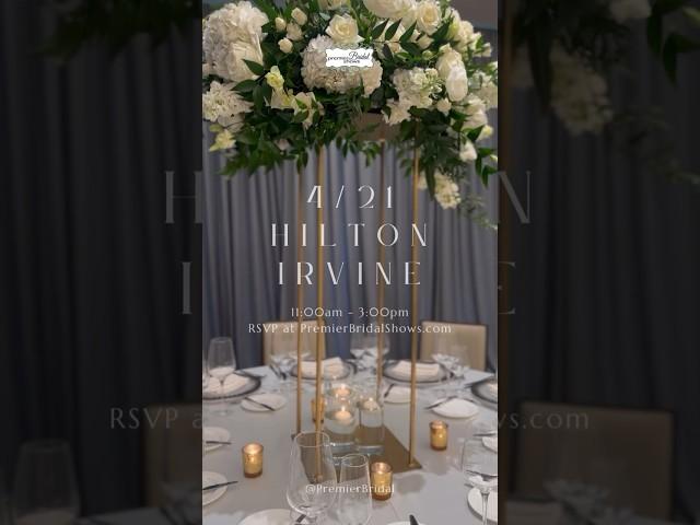 Upscale Atmosphere Guarunteed #bridalshow #weddingplanning #bride #engaged #orangecounty #socal