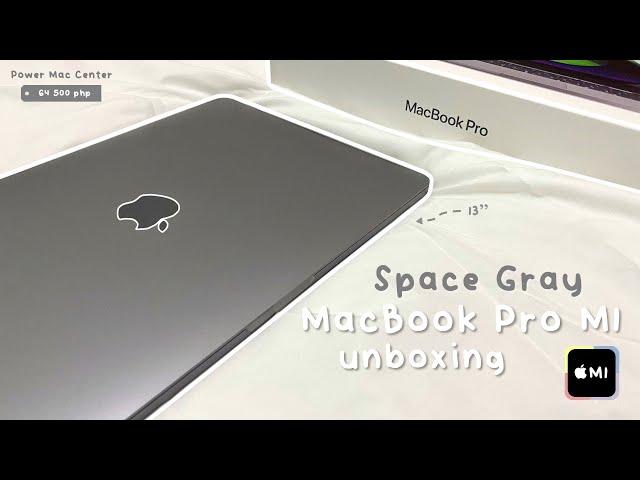  13" Space Gray MacBook Pro M1 2020 Unboxing + Set Up (with accessories) 