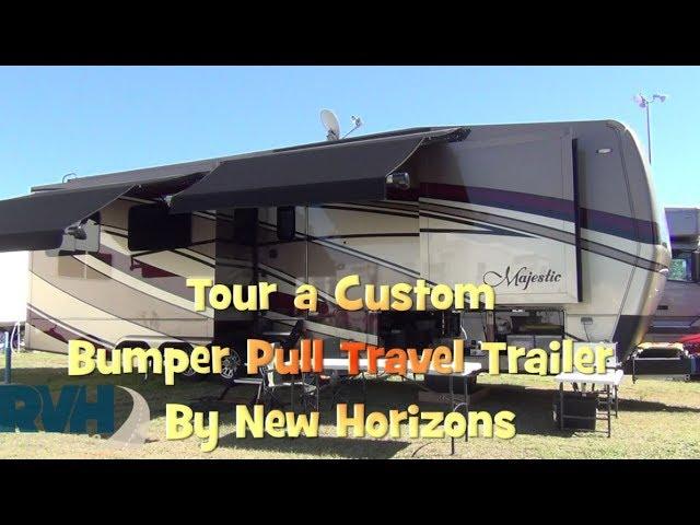 Custom Bumper Pull Travel Trailer by New Horizons