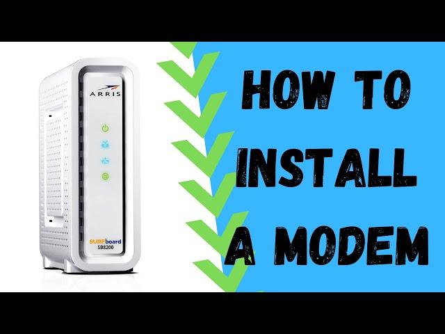 How To Install A Cable Modem On Your Home Network