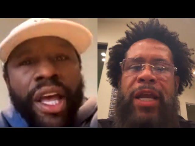 Floyd Mayweather CONFRONTS Devin Haney DAD In HEATED ARGUMENT Over Their BEEF Live “CLOWN..