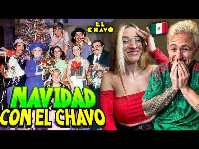 NAVIDAD con el CHAVO del 8 y DON RAMÓN! ESPAÑOLES REACCIONAN a CHAVO del 8!