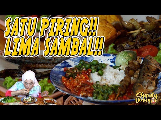 SATU PIRING LIMA SAMBAL!! NIKMAT NGGA KARUAN!! SAMBAL HALILINTAR!!