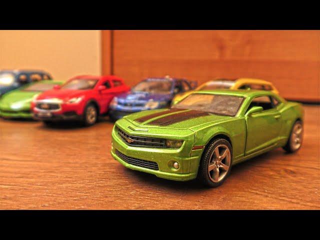 Oldsmobiles and Modern Diecast Cars in 4k Video