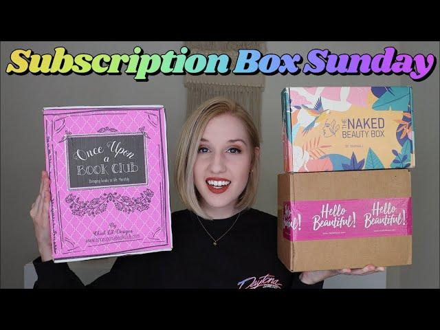 Subscription Box Sunday | Vol. 4 May 2021 | The Naked Beauty Box, Dot Boxx, Once Upon a Bookclub