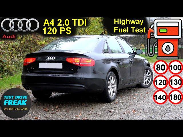 2013 Audi A4 2.0 TDI 120 PS Limousine Manual | TEST DRIVE with Fuel Consumption