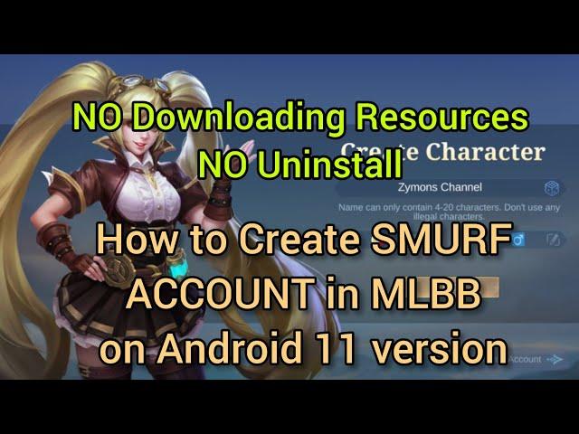 how to create NEW ML ACCOUNT/SMURF on ANDROID 11 (No Downloading Resources)