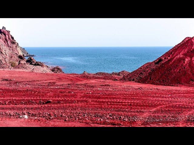 Ruby Red Beach - Hormuz Island, Iran 