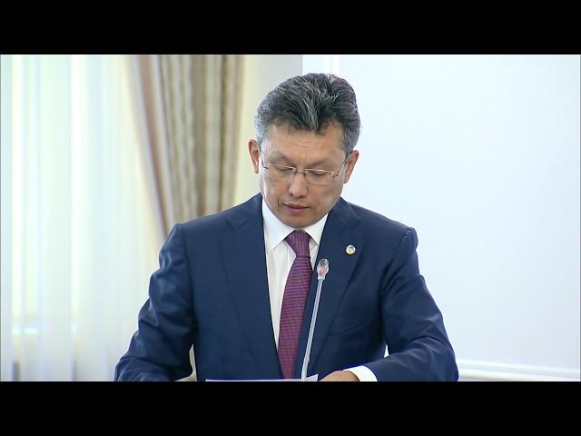 Елорданы газдандыру мен абаттандыру шаралары туралы (Б. Сұлтанов)